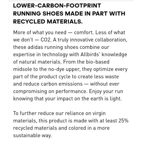 adidas x allbirds adizero womens size 8 shoes - Picture 6 of 13